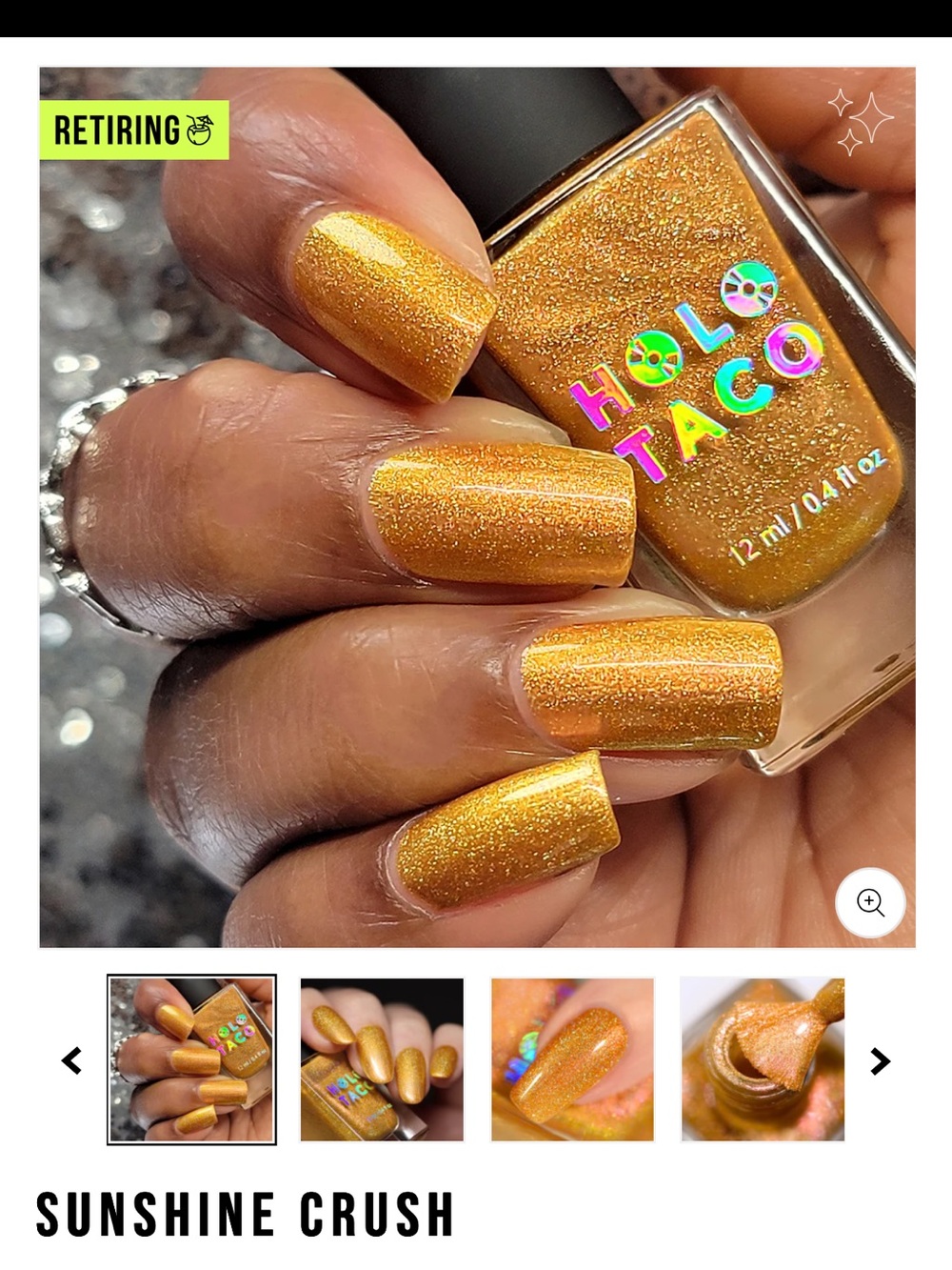 Holo Taco Sunshine Crush – Retiring Shade – Rock Candy Collection - Picture 2 of 3